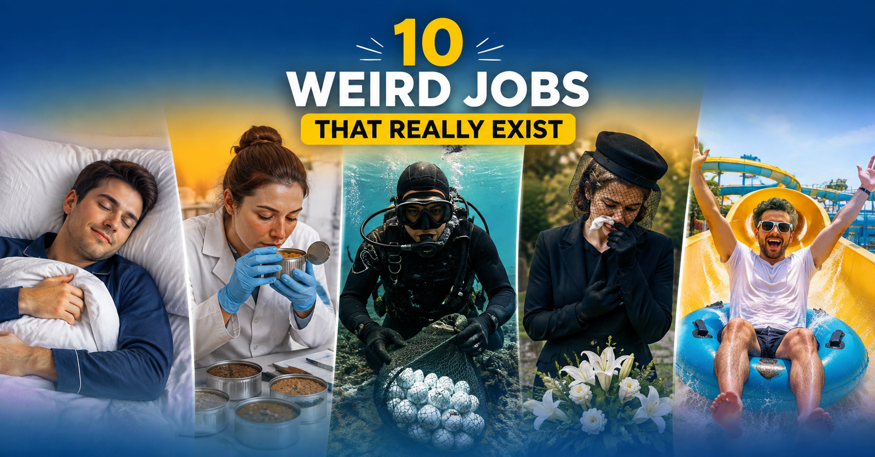10 Weird Jobs That Really Exist and Pay Real Money
