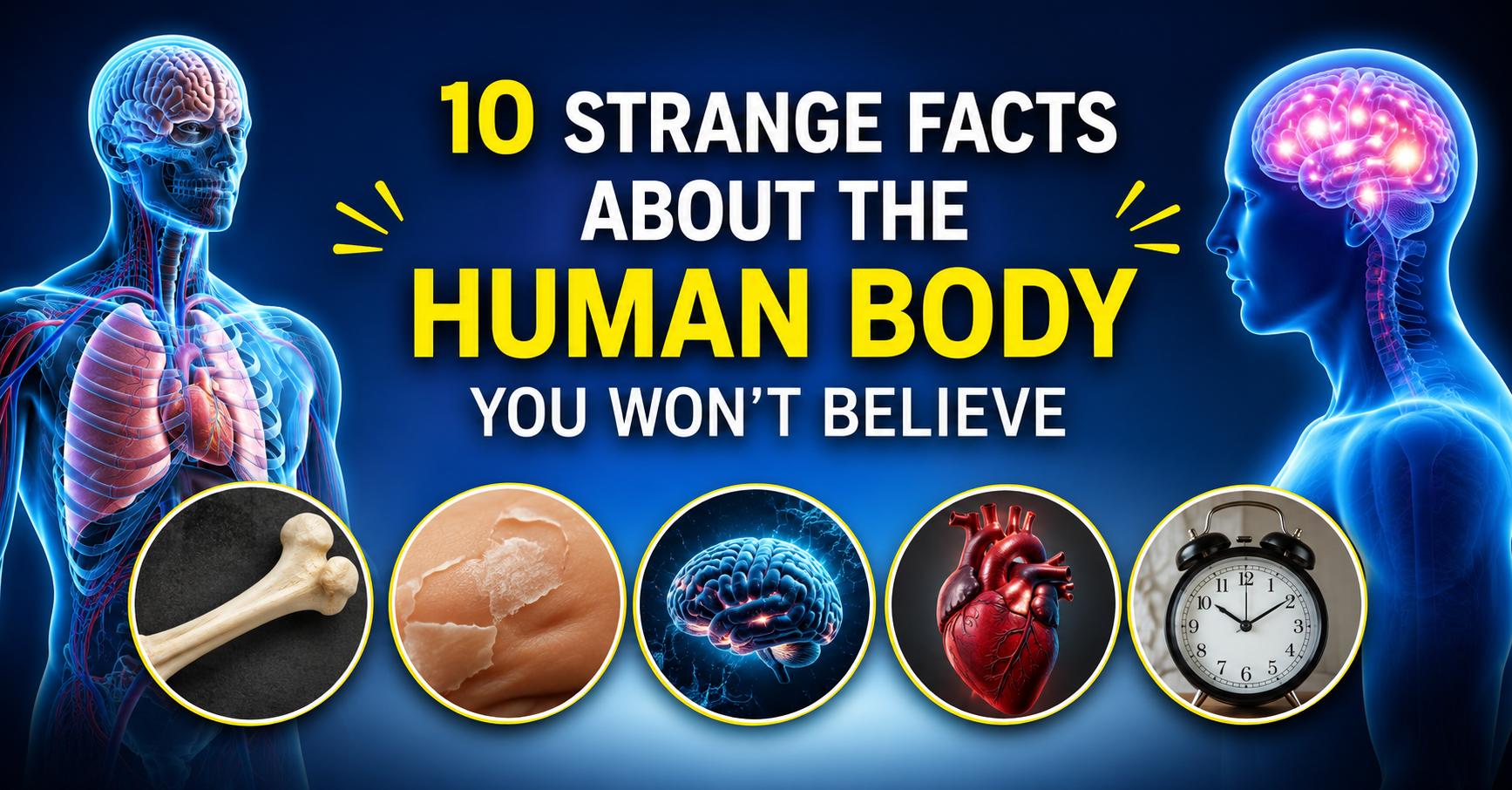 10 Strange Facts About the Human Body You Won't Believe